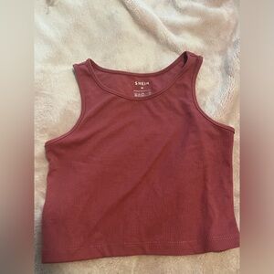 SHEIN Essnce Solid Crop Tank Top